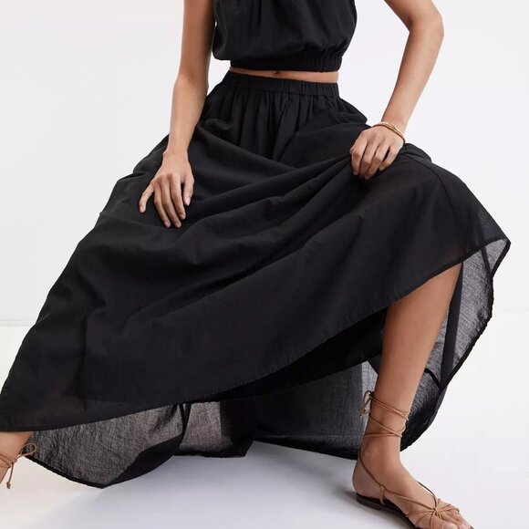 Anthropologie Velvet by Graham & Spencer Black Michie Skirt - Picture 1 of 7